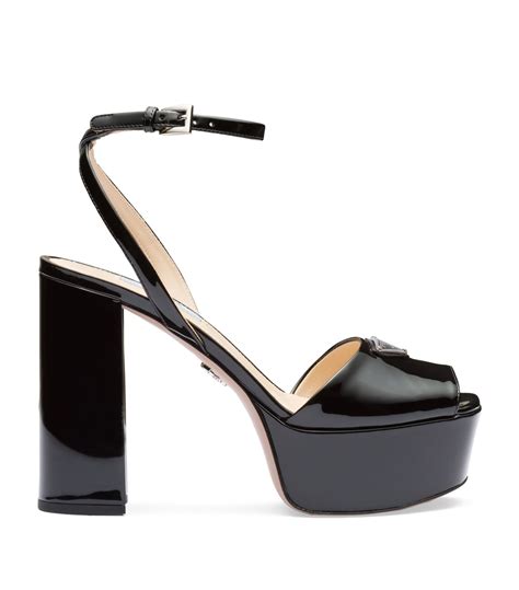 prada patent platform|Prada sandals for sale.